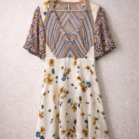 Free People Mix It Up Floral Mini Dress - Picture 2 of 3